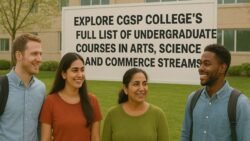 Explore CGSP College’s Full List of Undergraduate Courses in Arts, Science, and Commerce Streams