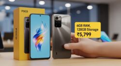 ₹5,799 कीमत में Poco Smartphone – 6GB RAM और 128GB स्टोरेज के साथ
