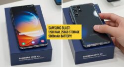 Samsung का धमाका: 12GB रैम, 256GB स्टोरेज और 5000mAh बैटरी वाला 5G स्मार्टफोन लॉन्च