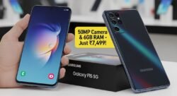 ₹7,499 में लॉन्च Samsung 5G स्मार्टफोन – 6GB RAM और 50MP कैमरा के साथ