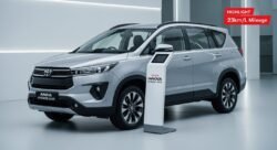 23km/L माइलेज और लग्जरी फीचर्स के साथ Toyota Innova Hycross 2025 – ₹19 लाख से भारत में लॉन्च
