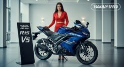 Yamaha R15 V5 लॉन्च – 155cc VVA इंजन और 150KM/H स्पीड से मचाया धमाल